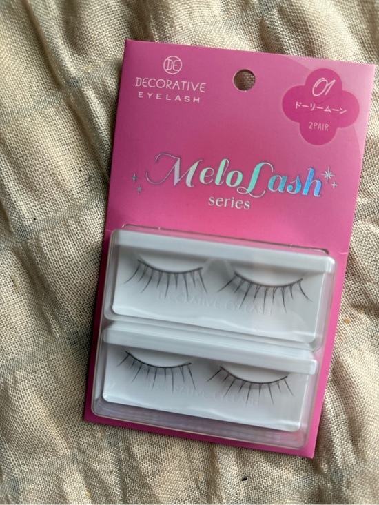 Decorative eyelash Other - MeloLash Decorative Eyelash Set — Black Natural Lashes (2 Pair) Korean Beauty